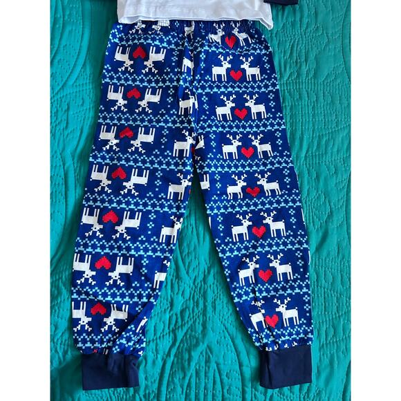 NWOT IF Family Toddler Size 3 years Winter Pajamas 2 Piece Reindeer Joy - Picture 9 of 12